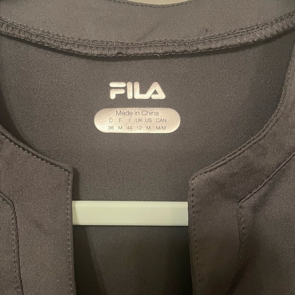 Fila Black Workout Top (M) leggings (S) - Picture 3 of 11